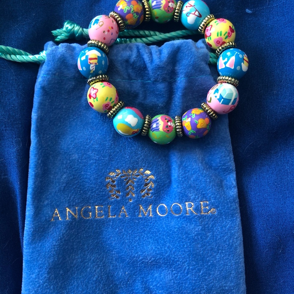 Angela Moore Birthday themed bracelet